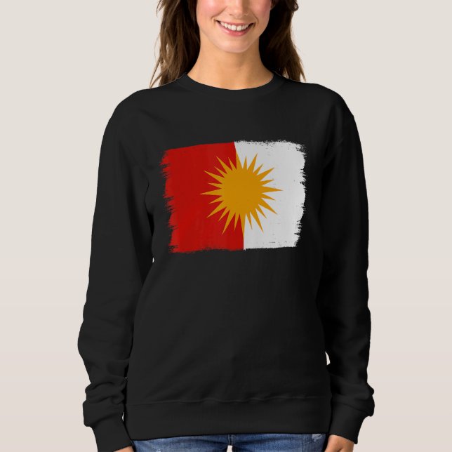 Sweatshirt Drapeau Yezidi Ezidi (Devant)