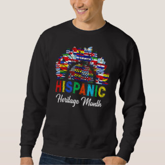 Sweatshirt Drapeaux de décoration du Mois du patrimoine hispa