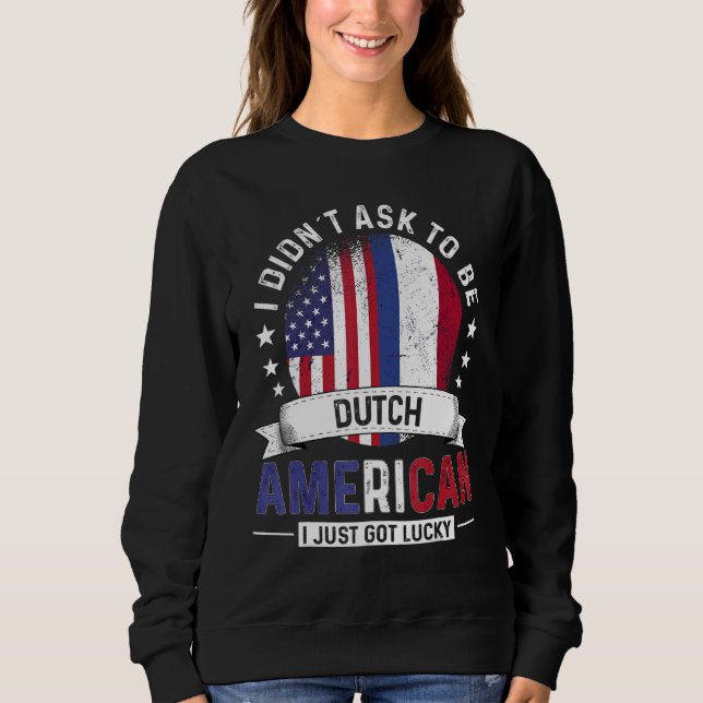 Sweatshirt Drapeaux des Pays-Bas Fierté des Pays-Bas États-Un (Devant)