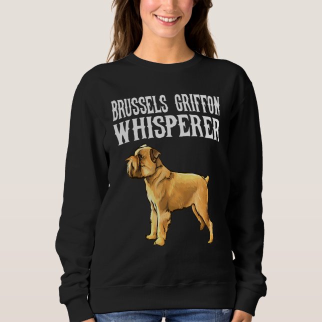 Sweatshirt Dresseur de chien Griffon bruxellois (Devant)