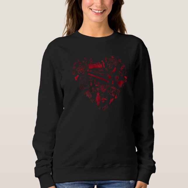 Sweatshirt Drogué au podcast de criminalistique True Crime -  (Devant)