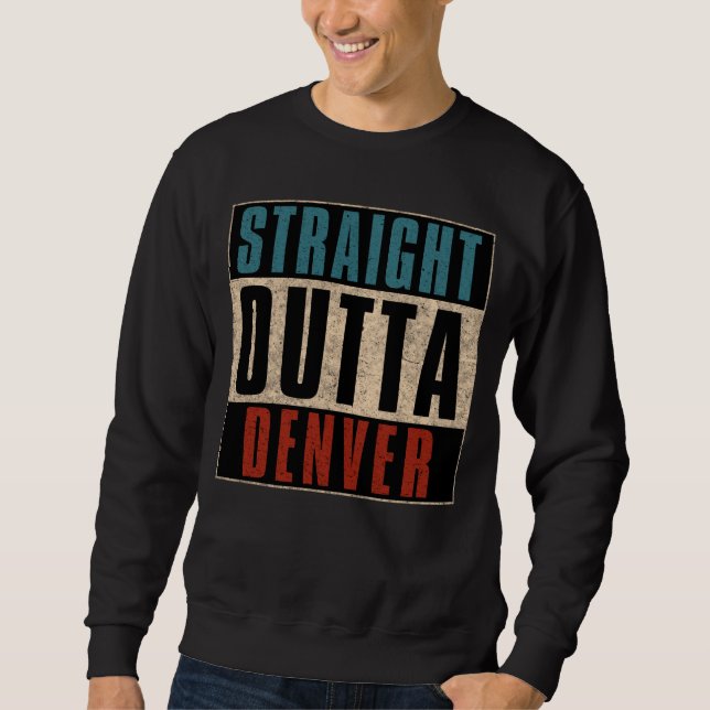 Sweatshirt Droit devant Denver Colorado CO USA (Devant)