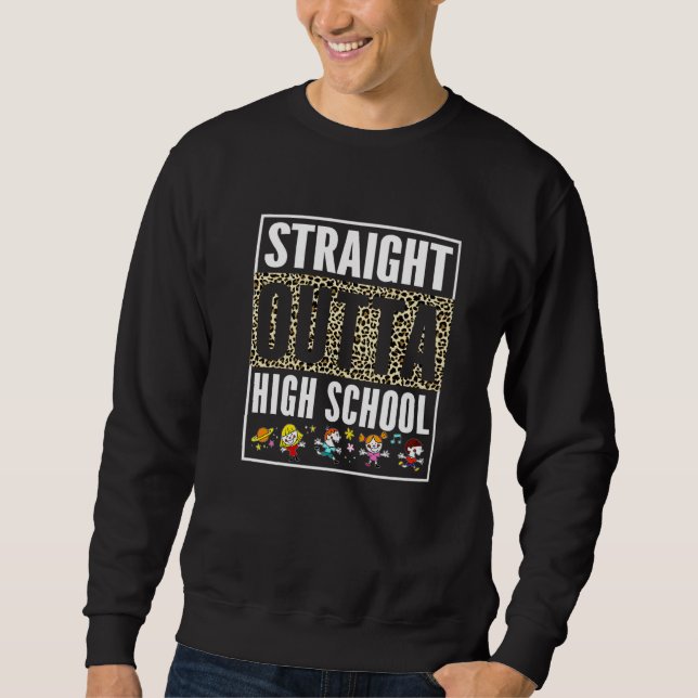 Sweatshirt Droit devant le lycée Cool Grad Leopard Gradu (Devant)