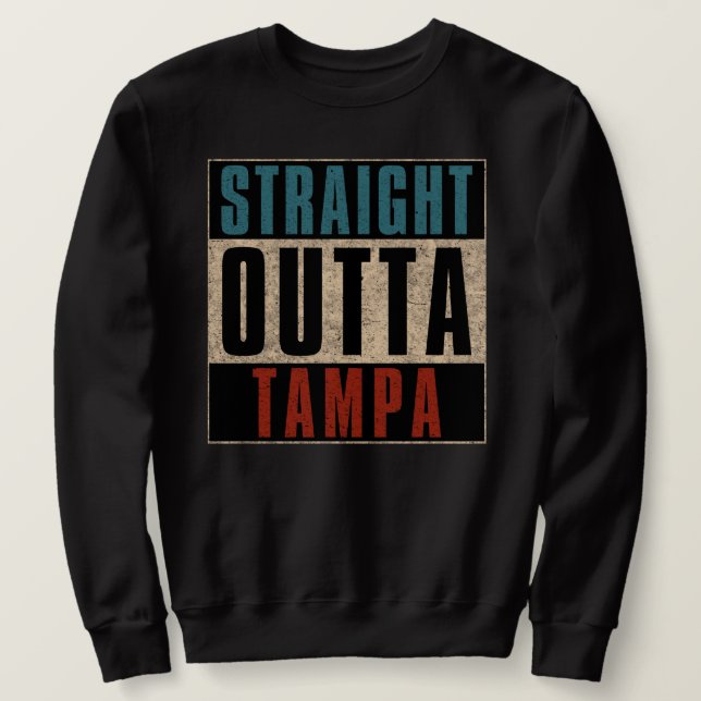 Sweatshirt Droit devant Tampa Floride FL (Design devant)