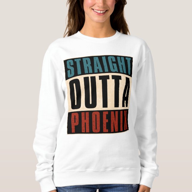 Sweatshirt Droite en direction de Phoenix Arizona AZ USA (Devant)