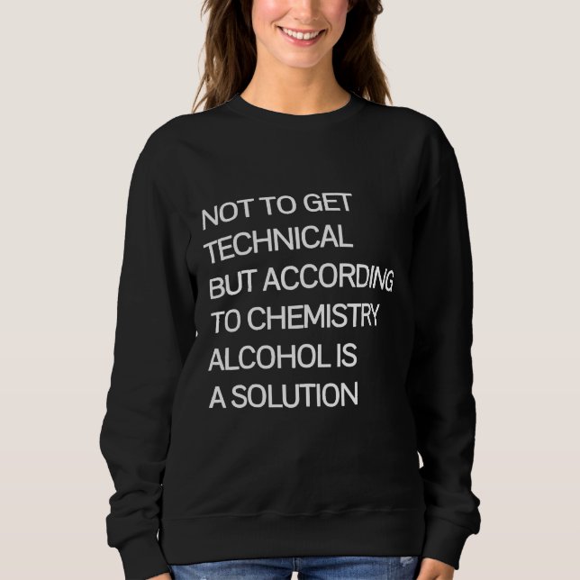 Sweatshirt Drôle alcool 21e anniversaire Bière vin Whiskey (Devant)