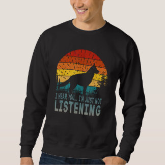 Sweatshirt Drôle allemand Shepherd Citation Amoureux de les c