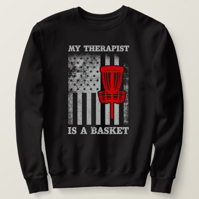 Sweatshirt Drôle Américain Ultimate Frisbee Citation (Design devant)