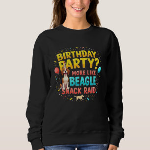Sweatshirt Drôle Anniversaire Cadeau Beagle Chien