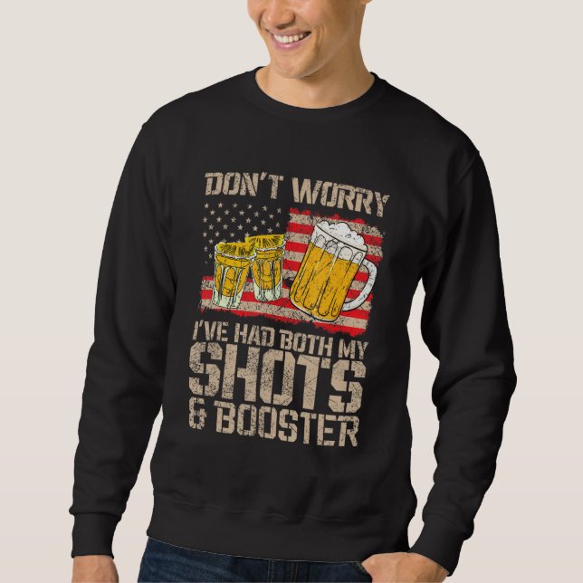 Sweatshirt Drôle avait mes 2 coups ne t'inquiétait pas si mes (Devant)