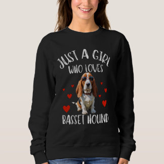 Sweatshirt Drôle Basset Hound Design Pour Hommes Femmes Basse
