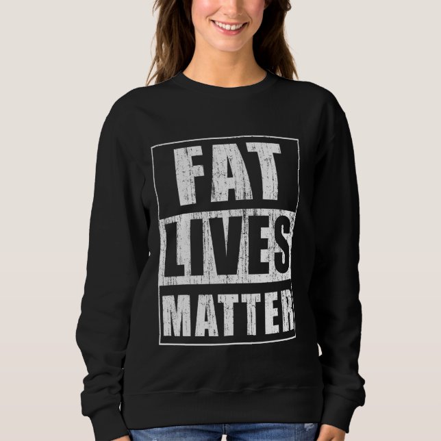 Sweatshirt Drôle cadeau pour les hommes gros Obescity Idée ca (Devant)