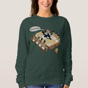 Sweatshirt Drôle Caricature Amérindienne Thanksgiving