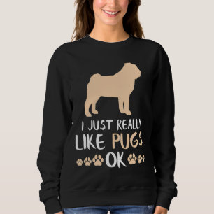 Sweatshirt Drôle Carlin Cadeaux Drôle Chien Amant Carlin Mama