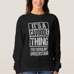 Sweatshirt Drôle Cavoodle Parent Citation Mixte Chien race