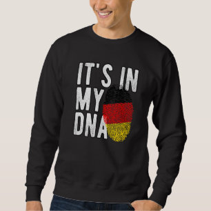 Sweatshirt Drôle, c'est dans mon ADN Drapeau de l'Allemagne E