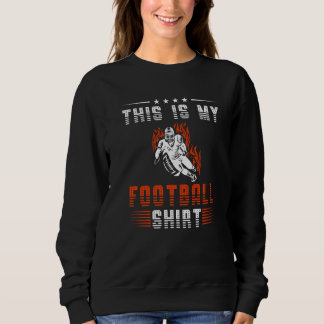 Sweatshirt Drôle C'Est Mon Fan Imaginaire De Football América