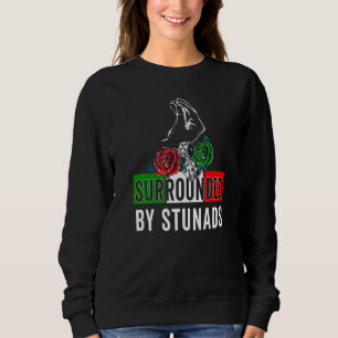 Sweatshirt Drôle Chansons Italiennes Entouré De Stunads Itali