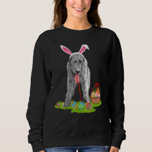 Sweatshirt Drôle chasse aux oeufs de Pâques Bunny Irish Wolfh