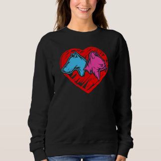 Sweatshirt Drôle Chat & Chien pour animal de compagnie