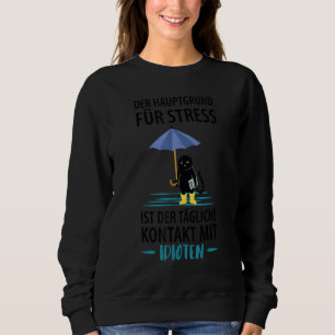 Sweatshirt Drôle Chat Dit Employé Collègue Bureau Jo