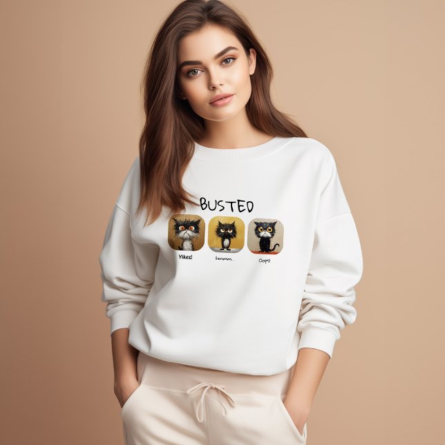 Sweatshirt Drôle Chat Sweatshir Femmes | Cadeau Amoureux des  (Créateur téléchargé)