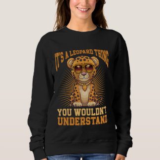 Sweatshirt Drôle Cheetah Wildlife Leopard Wild Cat