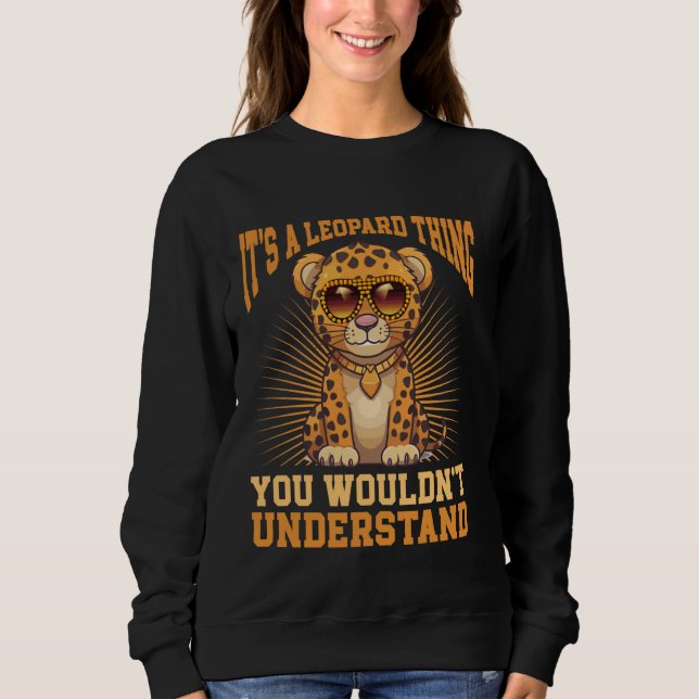 Sweatshirt Drôle Cheetah Wildlife Leopard Wild Cat (Devant)