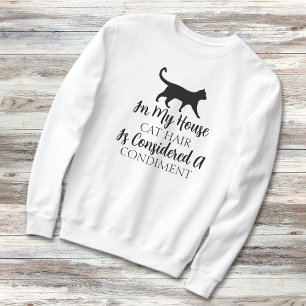 Sweatshirt Drôle Cheveux De Chat Est Un Amoureux des chats De