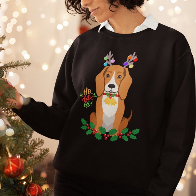 Sweatshirt Drôle chien de Noël (Christmas Dog Sweatshirt)