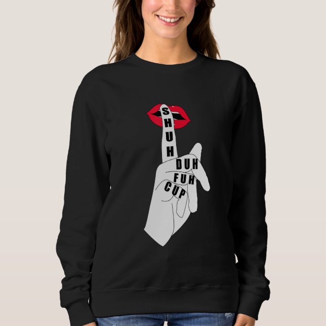 Sweatshirt Drôle Citation Café Shein Duh Cup Cadeaux (Devant)