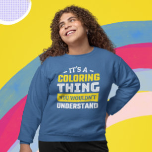 Sweatshirt Drôle Coloriage Adulte