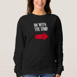 Sweatshirt Drôle Costume Simp Je suis avec les Simp Couples R