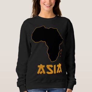 Sweatshirt Drôle d'Afrique Asie mélangée 4