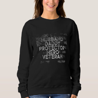 Sweatshirt Drôle de mari papa protecteur héros pro de la jour