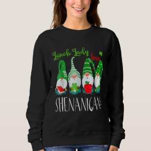 Sweatshirt Drôle Déjeuner Dames Amour Shenanigans Gnome St Pa
