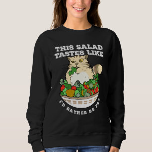 Sweatshirt Drôle Diet Chat Weightloss Jeûne Gym Entraînement