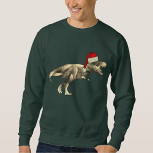 Sweatshirt Drôle Dinosaure T-Rex Père Noël Noël