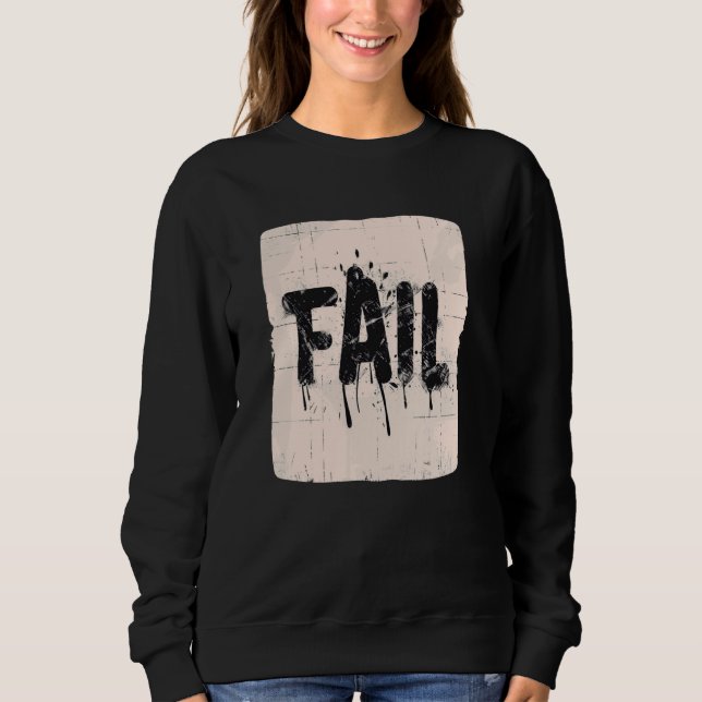 Sweatshirt Drôle discours d'échec (Devant)