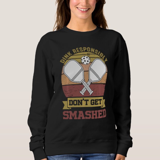Sweatshirt Drôle équipe de Pickleball Vêtements Dink responsa (Devant)