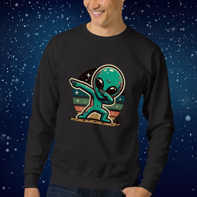 Sweatshirt Drôle Extraterrestrial Alien Dabbing (Créateur téléchargé)
