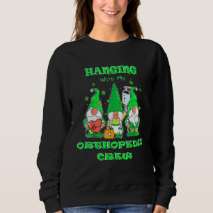 Sweatshirt Drôle Gnome Pagayer Avec L'Infirmière Orthopédique
