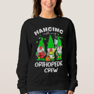 Sweatshirt Drôle Gnome Pagayer Avec L'Infirmière Orthopédique