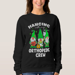 Sweatshirt Drôle Gnome Pagayer Avec L'Infirmière Orthopédique