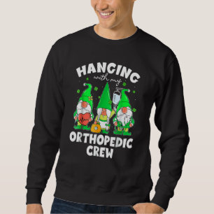Sweatshirt Drôle Gnome Pagayer Avec L'Infirmière Orthopédique