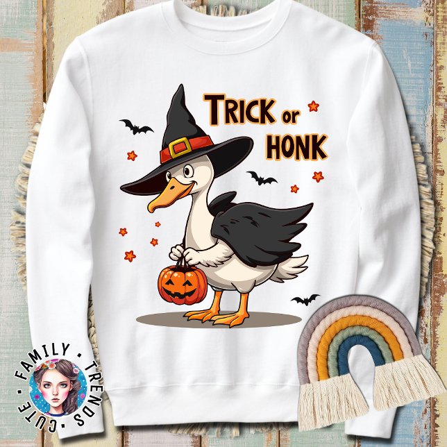 Sweatshirt Drôle Halloween Costume Canard Trick Chandail Ou H (Créateur téléchargé)