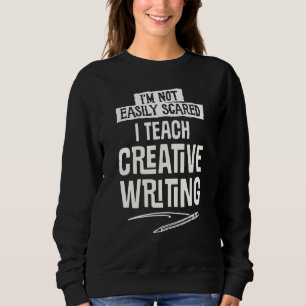 Sweatshirt Drôle Halloween ici pour l'écriture créative