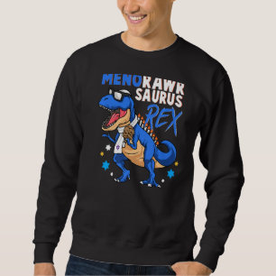 Sweatshirt Drôle Hanoukka Dinosaur Juif Hanoukka T-Rex Boys