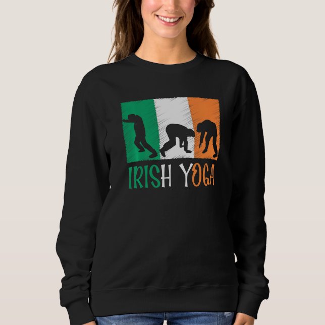 Sweatshirt Drôle Jour de la Saint Patrick Sarcastique Dit Luc (Devant)