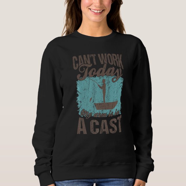 Sweatshirt Drôle Les Discours De Pêche Ne Peuvent Pas Fonctio (Devant)